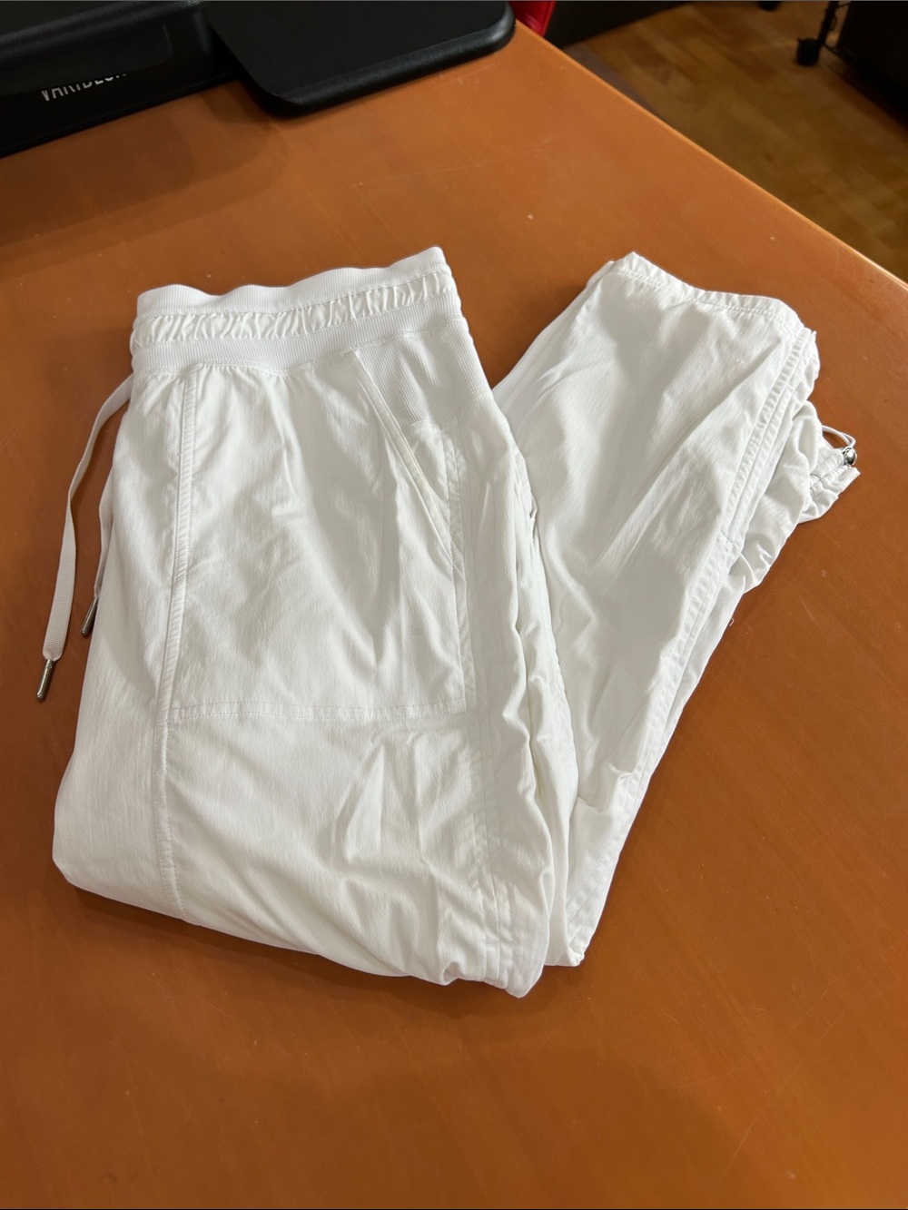 lululemon athletica Kids White Drawstring Joggers